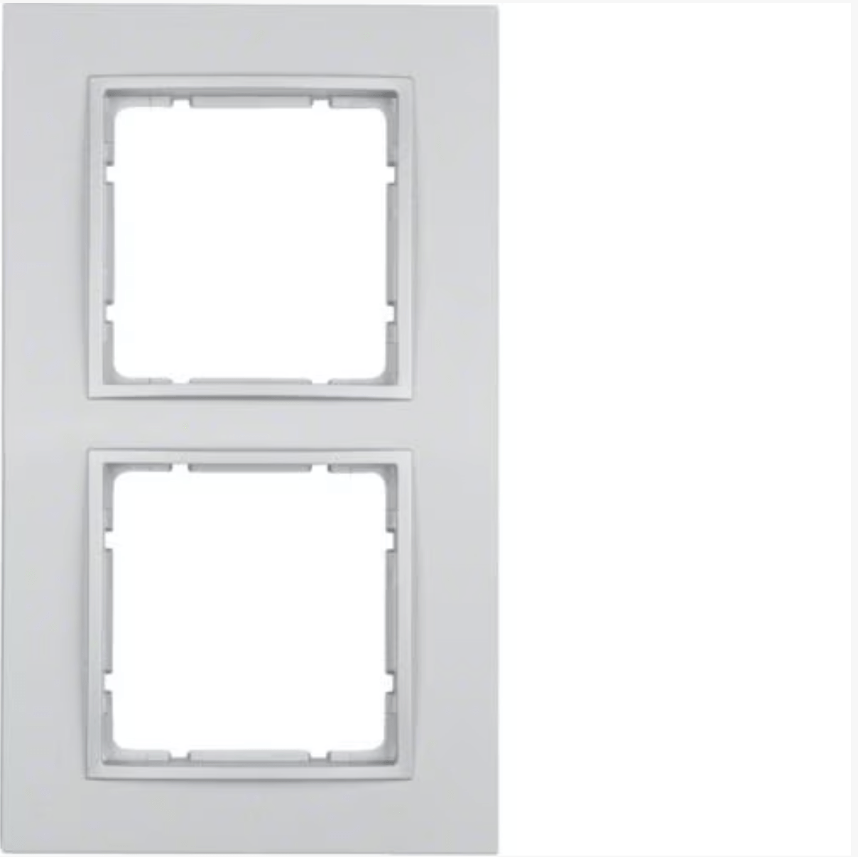 Berker 10126424 Rahmen 2fach B.7 alu, matt Mesch Shop Berker 10126424 Rahmen 2fach B.7 alu, matt Mesch Shop